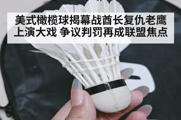 美式橄榄球揭幕战酋长复仇老鹰上演大戏 争议判罚再成联盟焦点